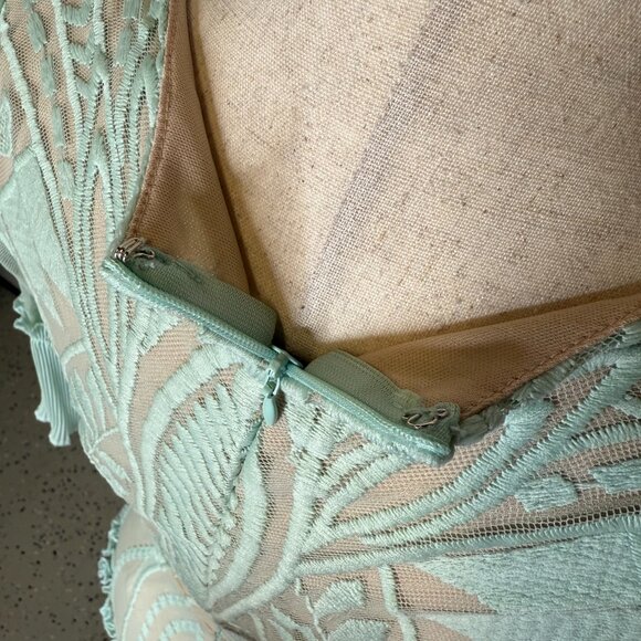 The Clothing Company Blue Lace Ruffle Mini Dress - Picture 7 of 8